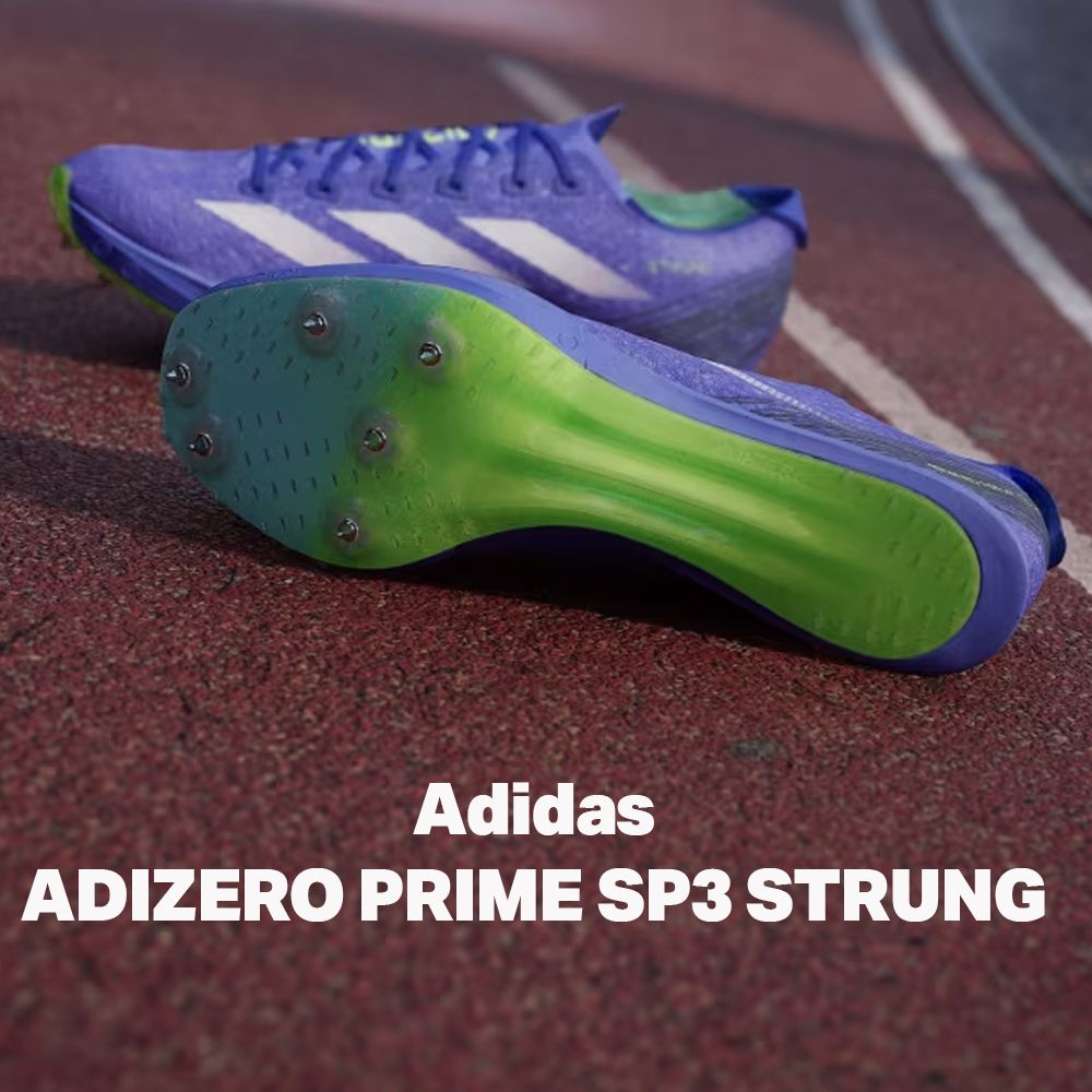 adidas アディゼロ プライム SP3 Strung 陸上スパイク ブルー (adidas
