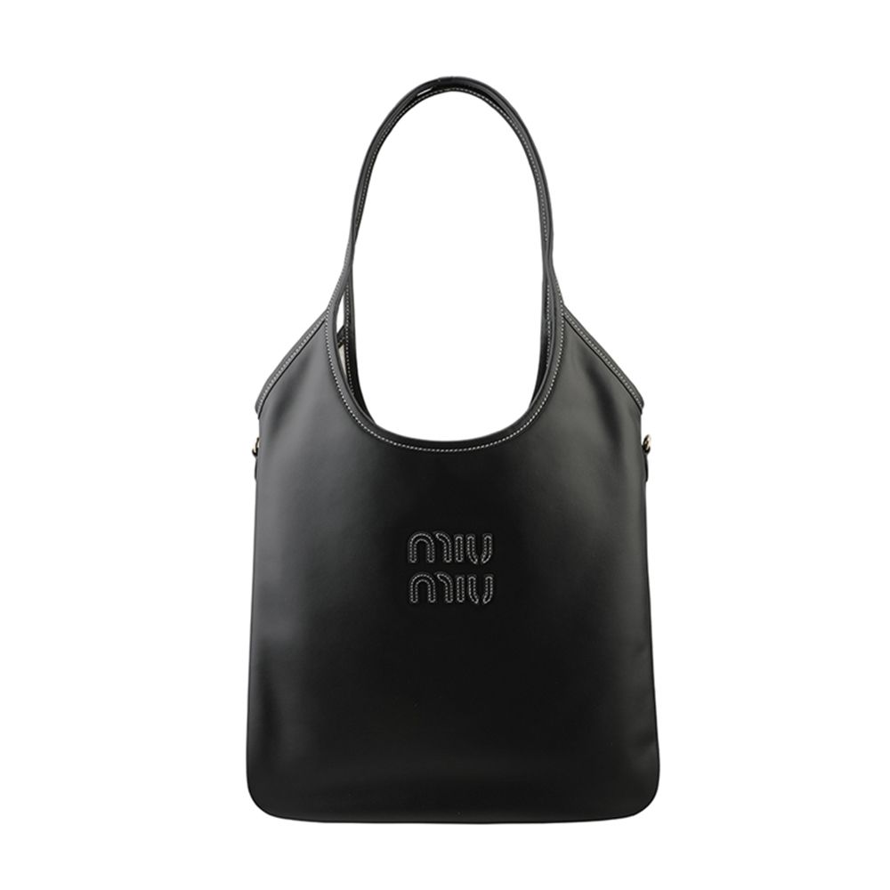 関税負担なし☆MiuMiu ミュウミュウ レザー トートバッグ (MiuMiu