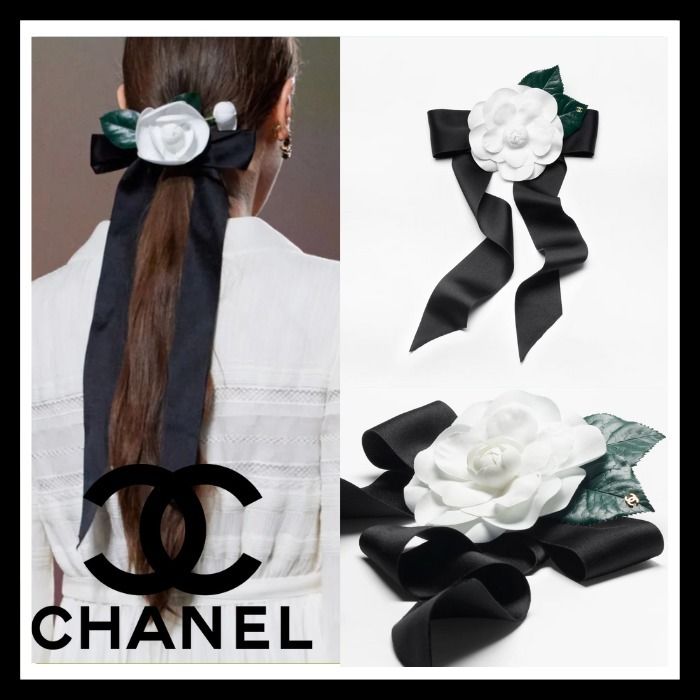24-25AW最新商品!!】CHANEL カメリア モチーフ バレッタ (CHANEL/ヘア