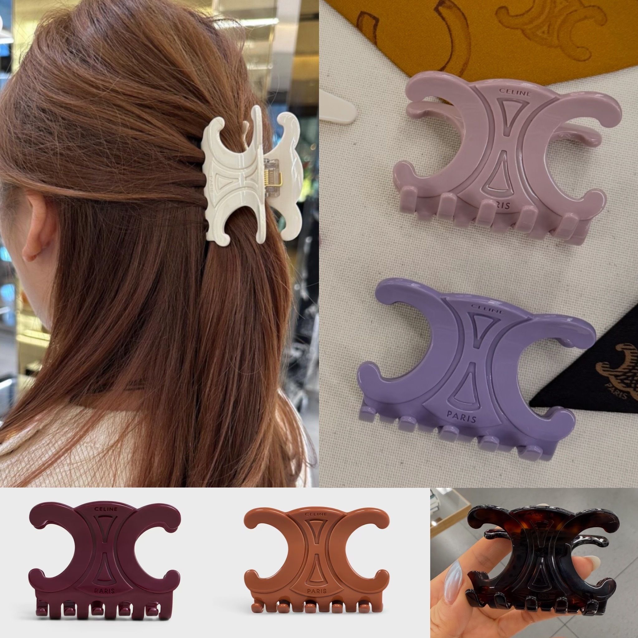 つければ気分が上がるCELINE トリオンフヘアクロー ヘアクリップ