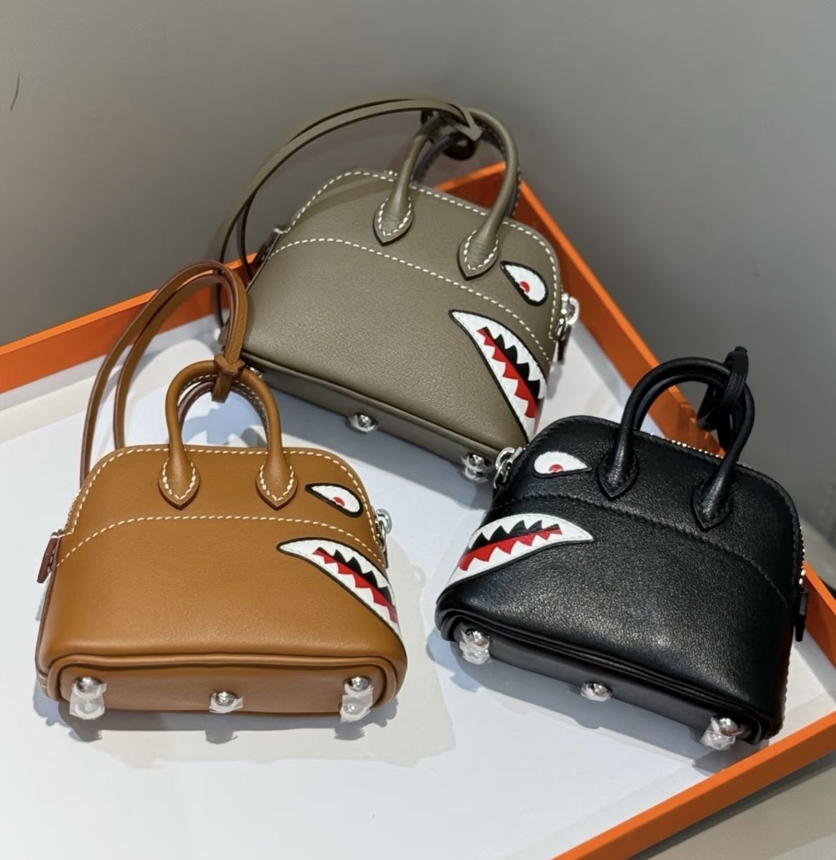 リアルなナノミニボリード！ Hermes ボリード シャーク チャーム