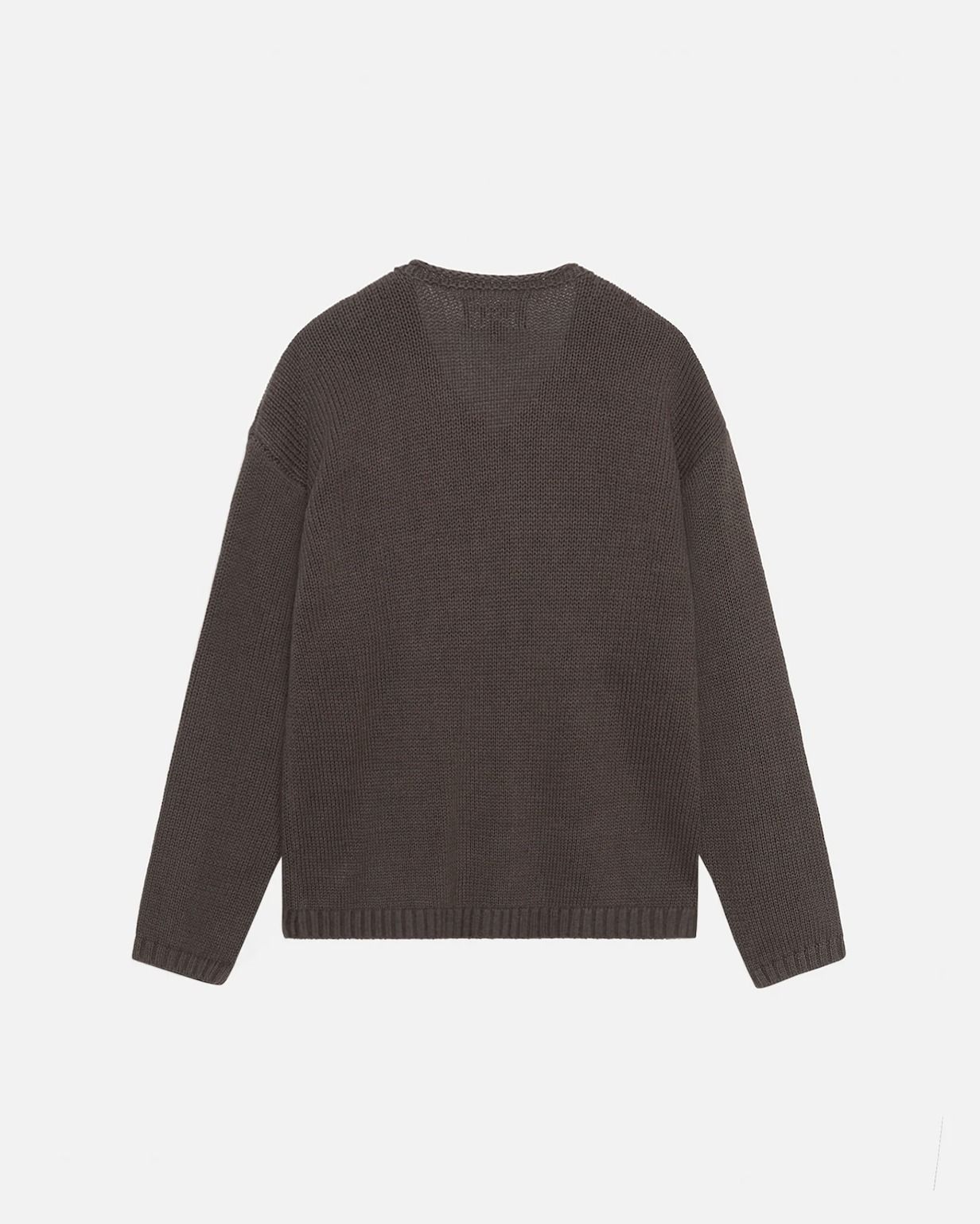 STUSSY FA'24】Stussy Embroidered V-Neck Logo Sweater (STUSSY