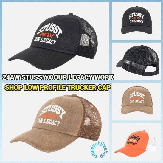 ☆24AW☆STUSSY OUR LEGACY WORK SHOP LOW PROFILE TRUCKER CAP