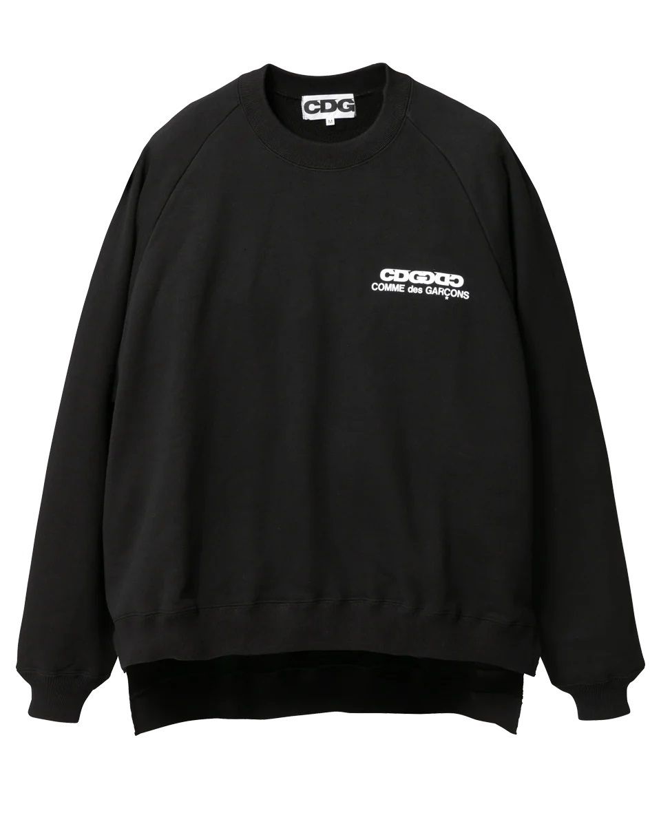 COMME des GARCONS】CDG OVERSIZED LONG BACK SWEATSHIRT (COMME des