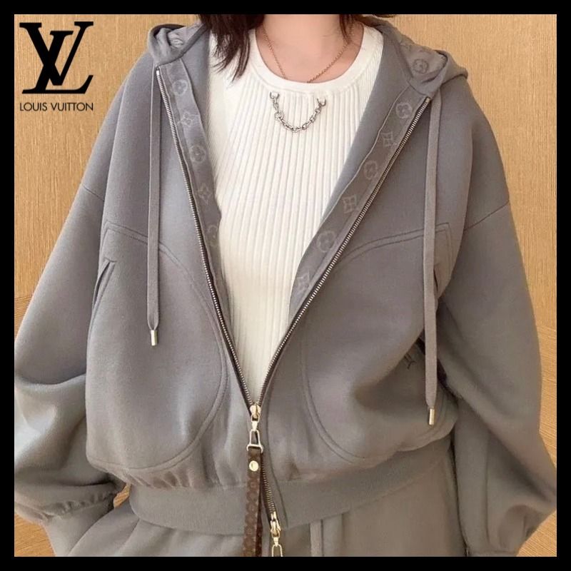 ☆ゆったりシルエット☆ルイヴィトン ニットフーディ (Louis Vuitton