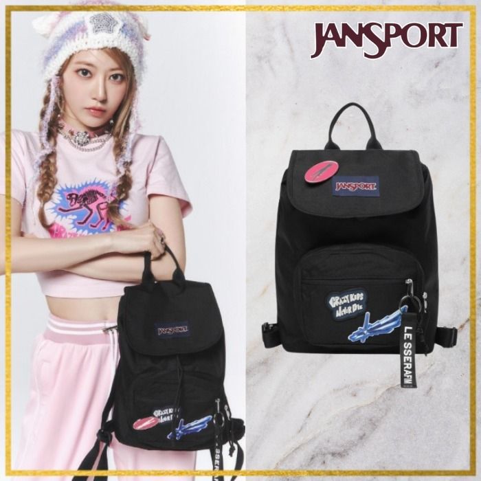 JANSPORT】LE SSERAFIMコラボ Highlands Mini Pack☆追跡付 (jansport