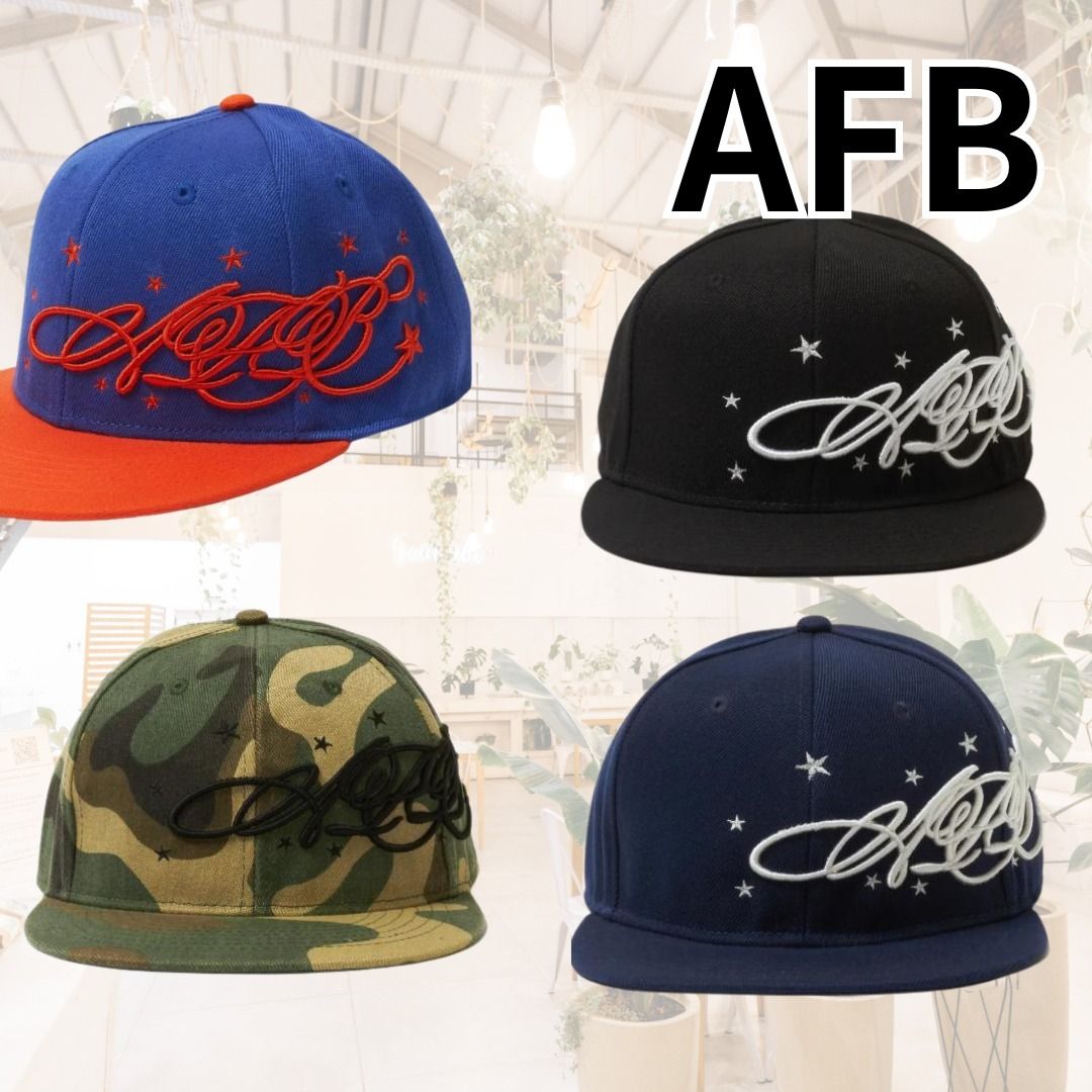 AFB】SIGNATURE AFB CAP 選べる4色 ロゴキャップ 男女兼用 (キャップ