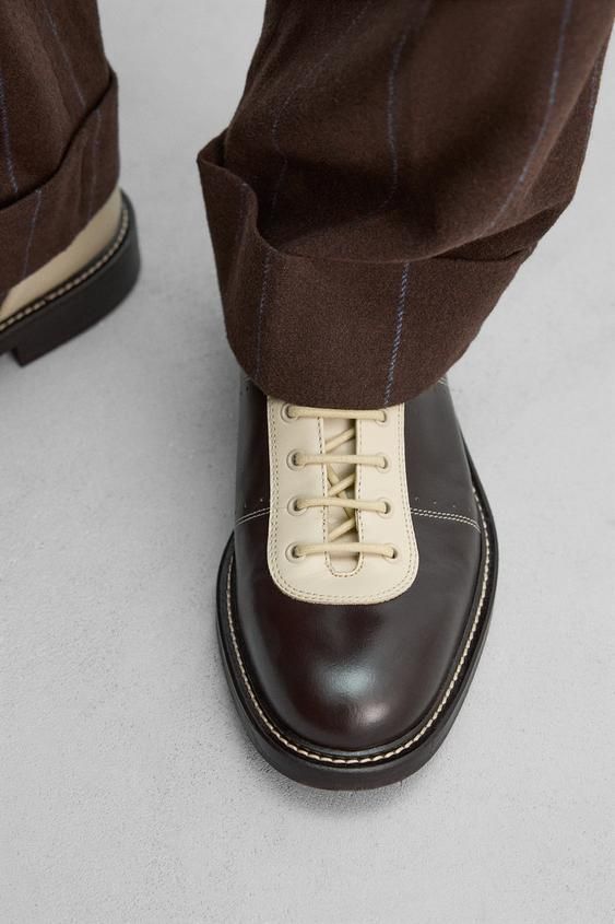 ZARA ハリーランバート 革靴 サイズ43 ZARA レザーシューズ X HARRY