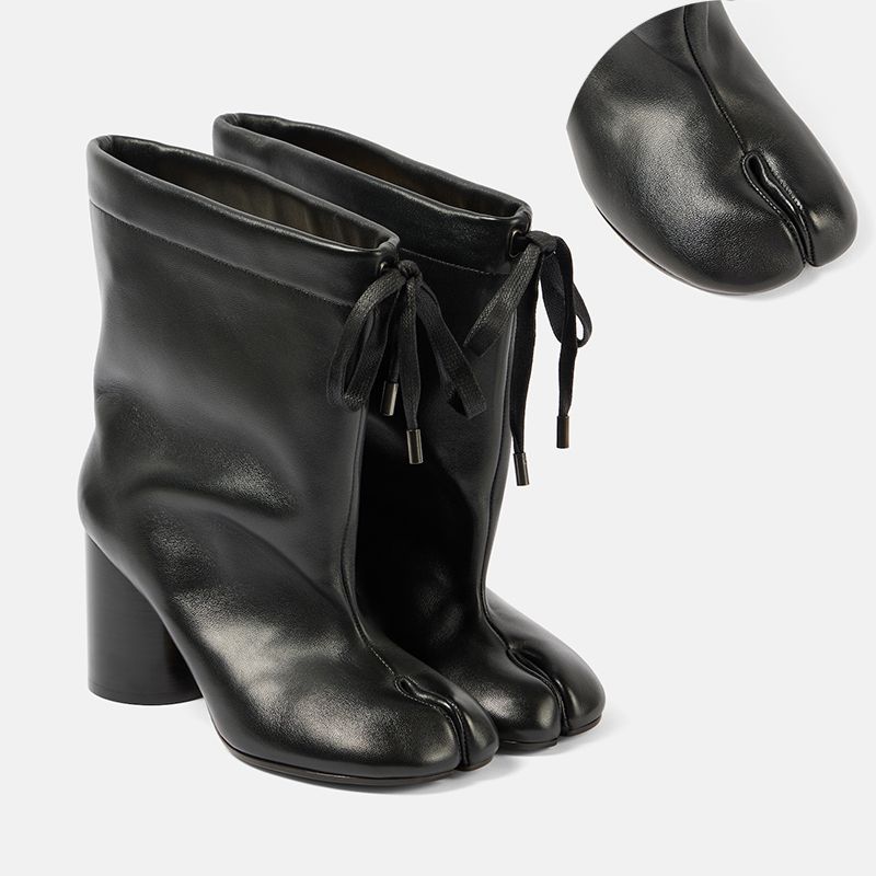 MAISON MARGIELA 「タビ」ドローストリング アンクルブーツ (Maison