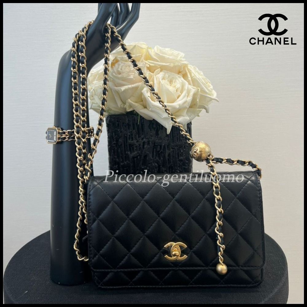 ココボールが可愛い♪】シャネル チェーンウォレット (CHANEL