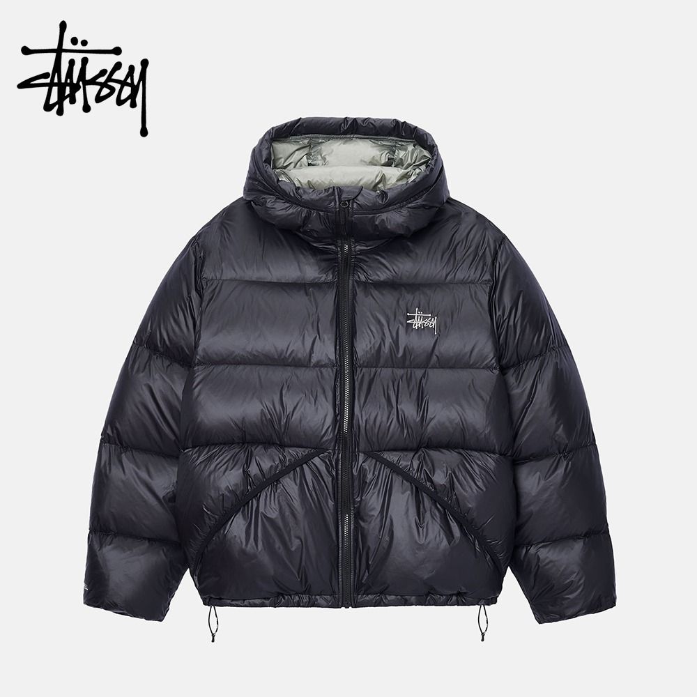STUSSY】 Down Parka Micro Ripstop Phantom Black (STUSSY/ダウン