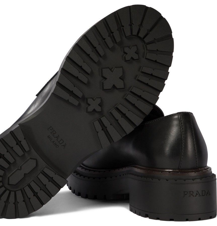 PRADA プラダ メンズ レザー ローファー 厚底 上質 革靴 *先着順