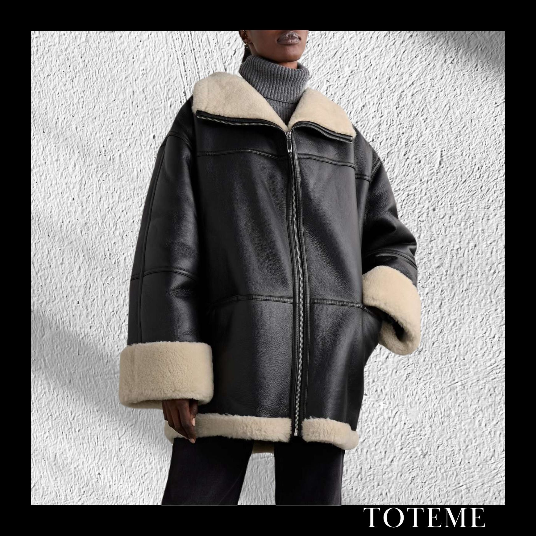 送料・関税込み＊TOTEME 【人気アイテム】ムートン ジャケット (toteme