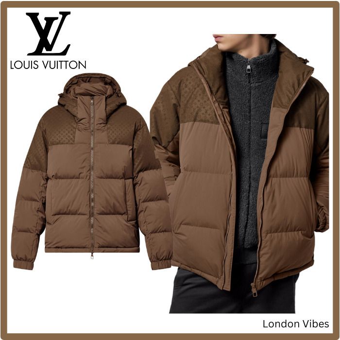 LVロゴのディテールが格好いい☆ LV ダウン ブルゾン ジャケット
