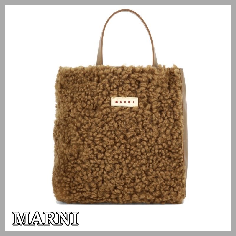 Marni】Museo Soft ファー トートバッグ スモール 関税送料込 (MARNI