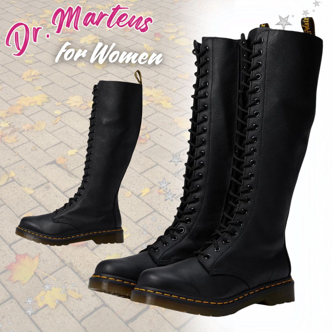 Dr.Martens】Audrick 20-Eye ロングブーツ [コーデの主役☆] (Dr