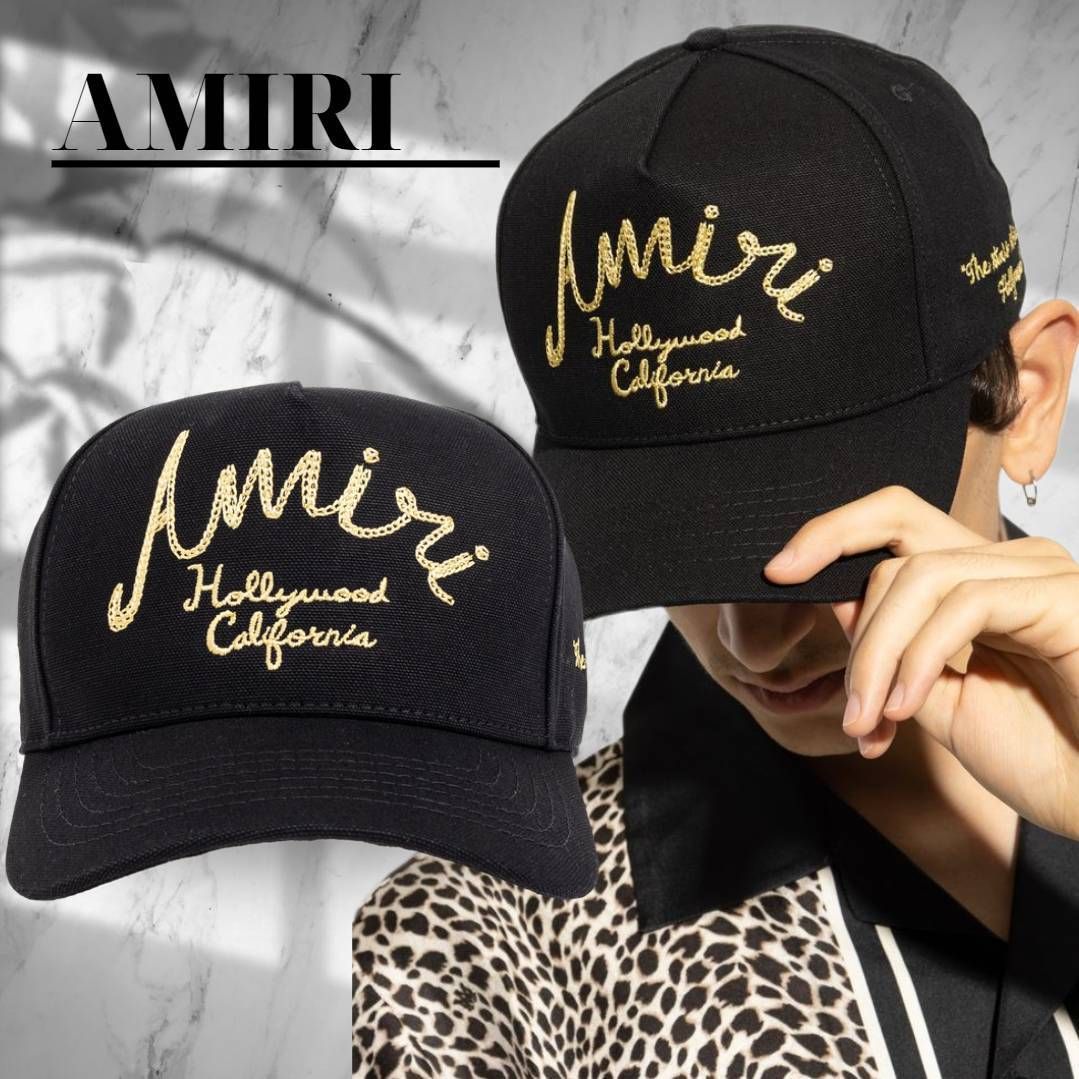 ギフトにも☆関税込【AMIRI】 BLACK Cap (AMIRI/キャップ) 111086833