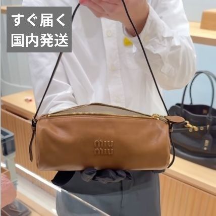 MIU MIU】ミュウミュウ ナパレザー ショルダーポーチバッグ (MiuMiu