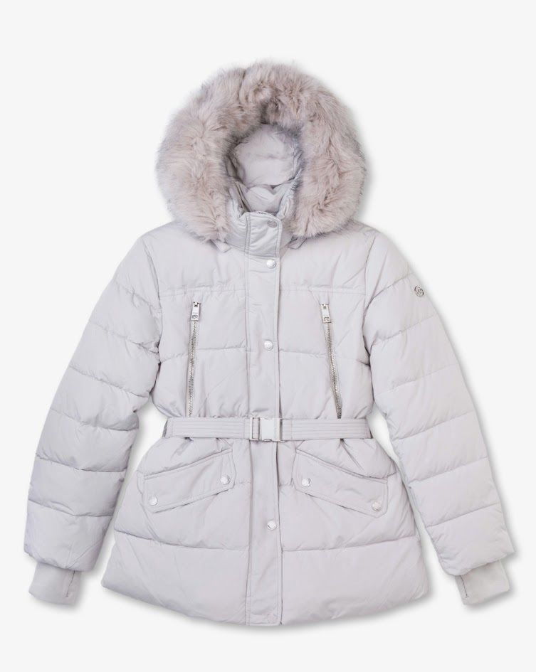 MICHAEL KORS ベルテッド フォー ジップ ダウンジャケット (Michael