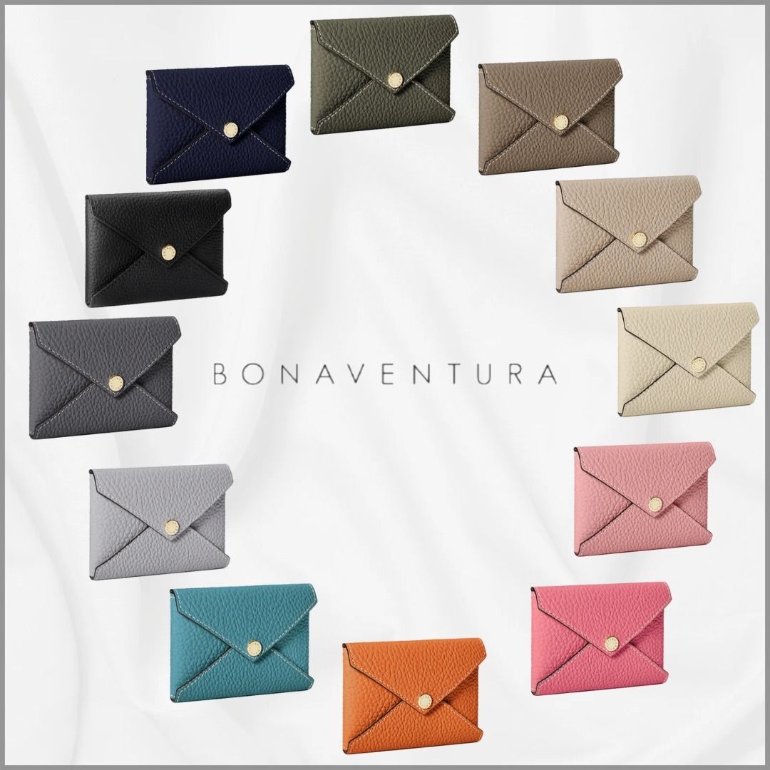 BONAVENTURA】エンベロープ カードケース シュリンクレザー