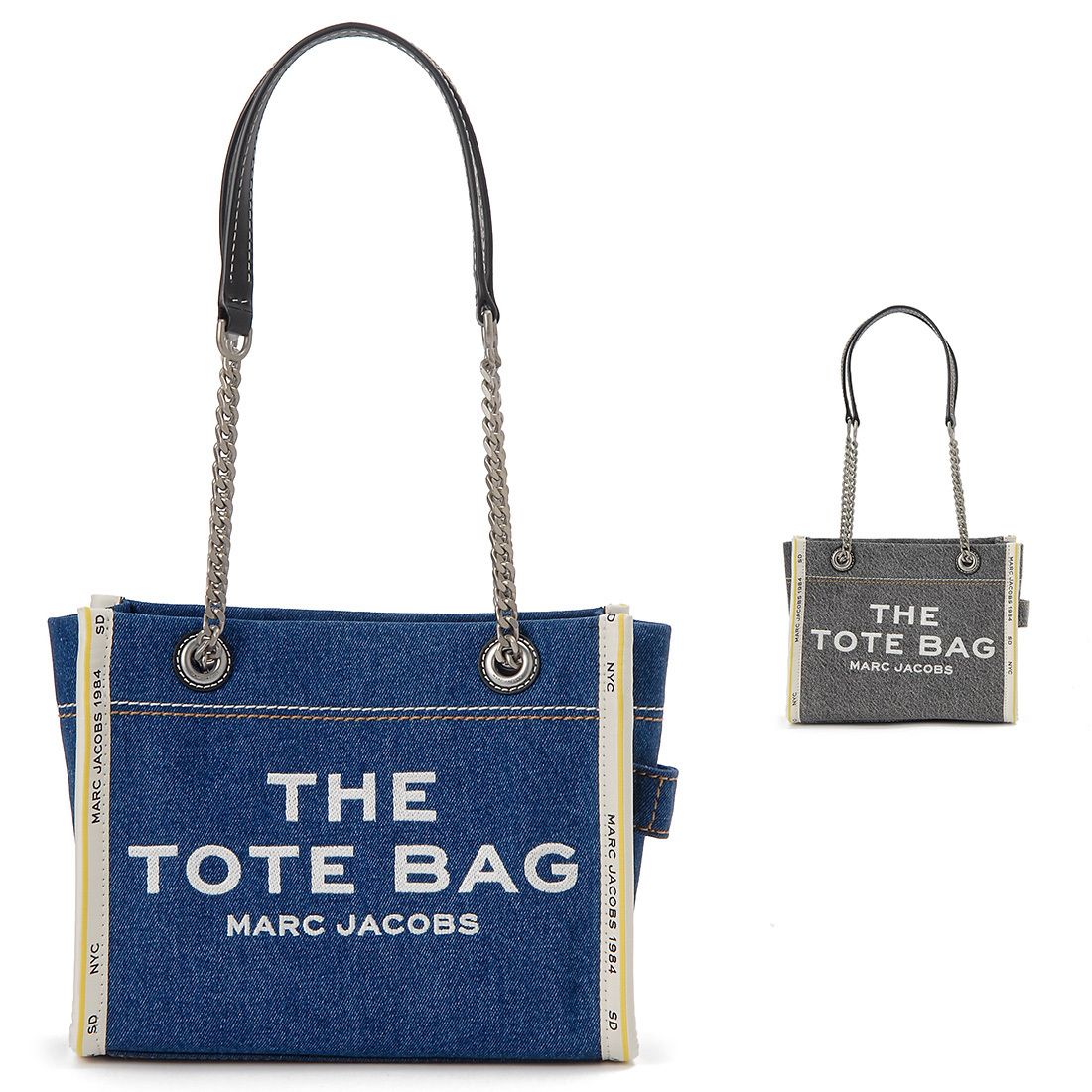 マークジェイコブス トートバッグ 2F4HTT029H05 ザ デニムトート (MARC