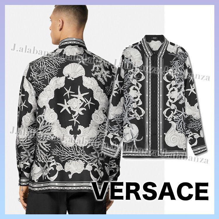 ヴェルサーチェ☆バロッコ シー シルクシャツ (VERSACE/シャツ