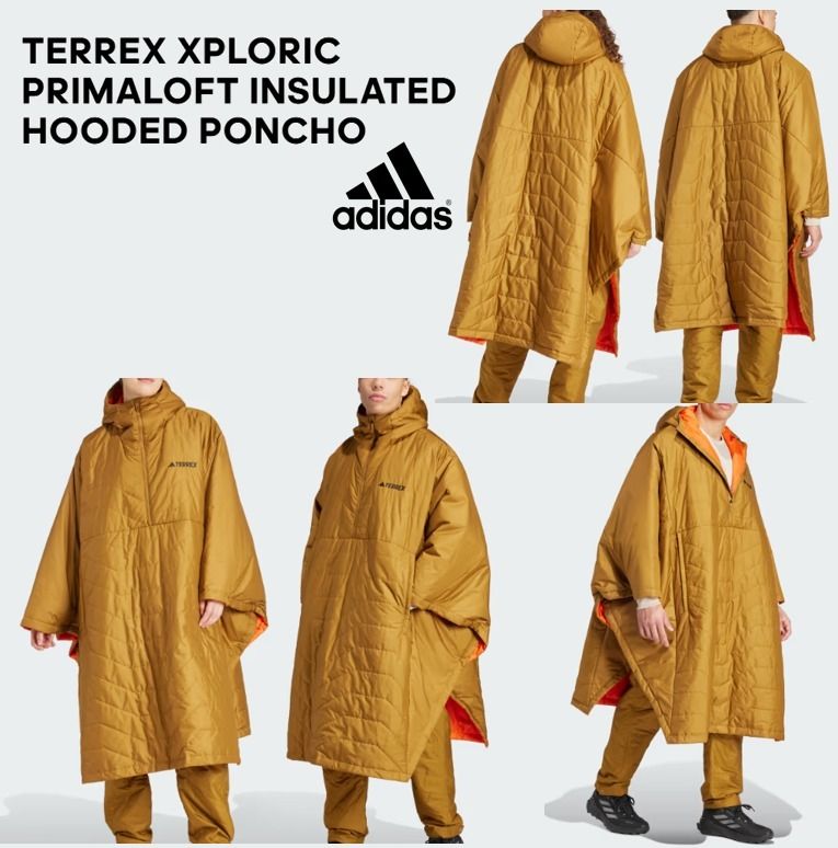 アディダス☆Terrex Xploric PrimaLoft Insulated Hooded Poncho