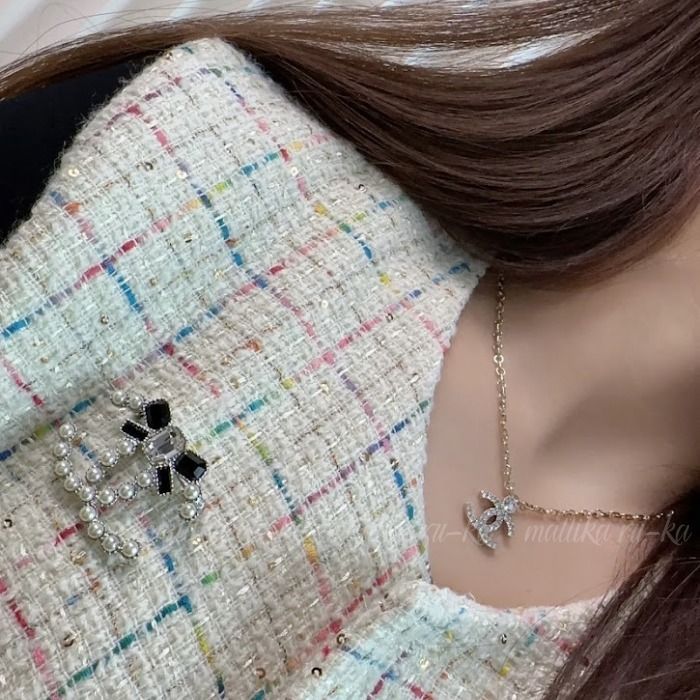 キラキラ華やか☆【CHANEL】CCロゴ ネックレス (CHANEL/ネックレス