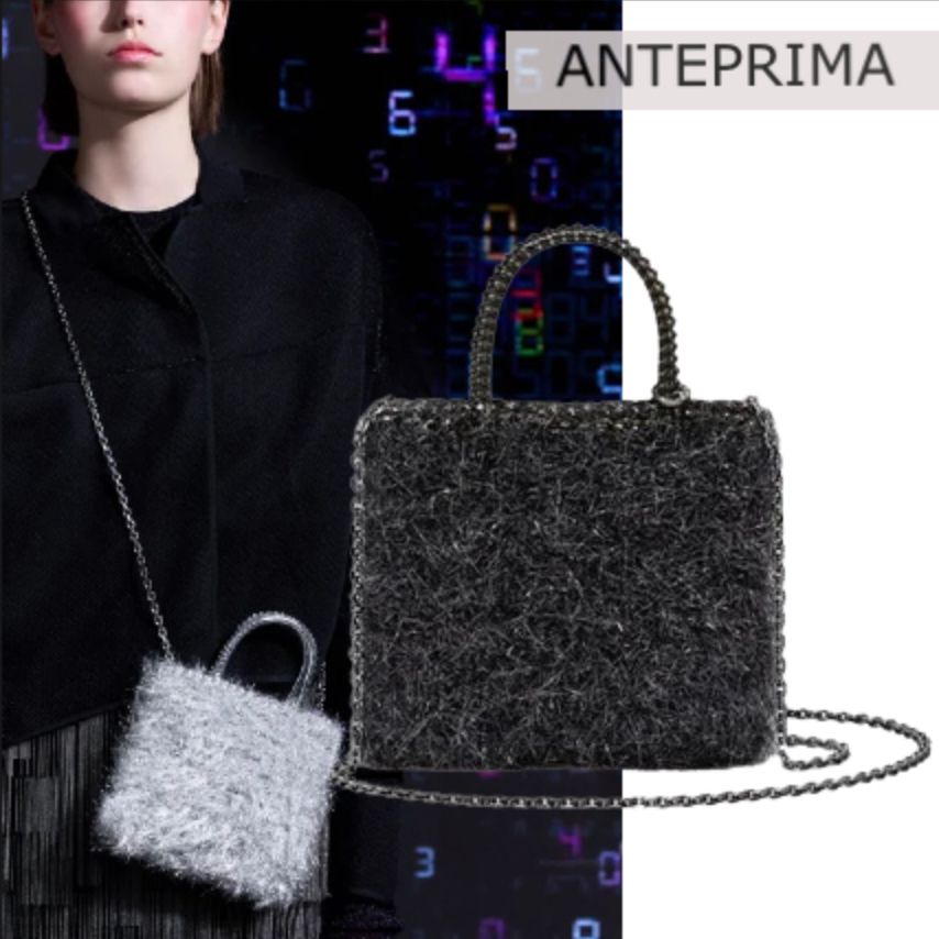 ANTEPRIMA】アンテプリマ CARA ファー ショルダー バッグ (ANTEPRIMA