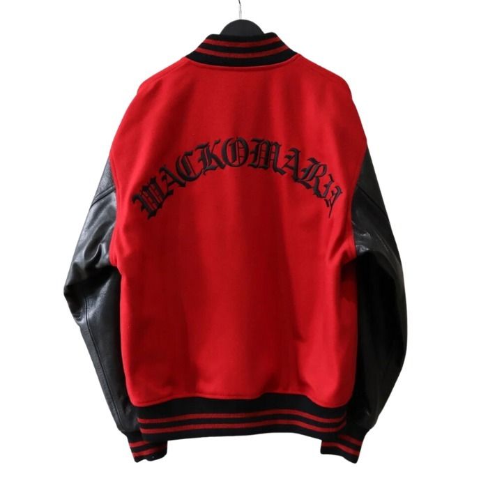 ワコマリア》レザー バーシティジャケット (WACKO MARIA/スタジャン