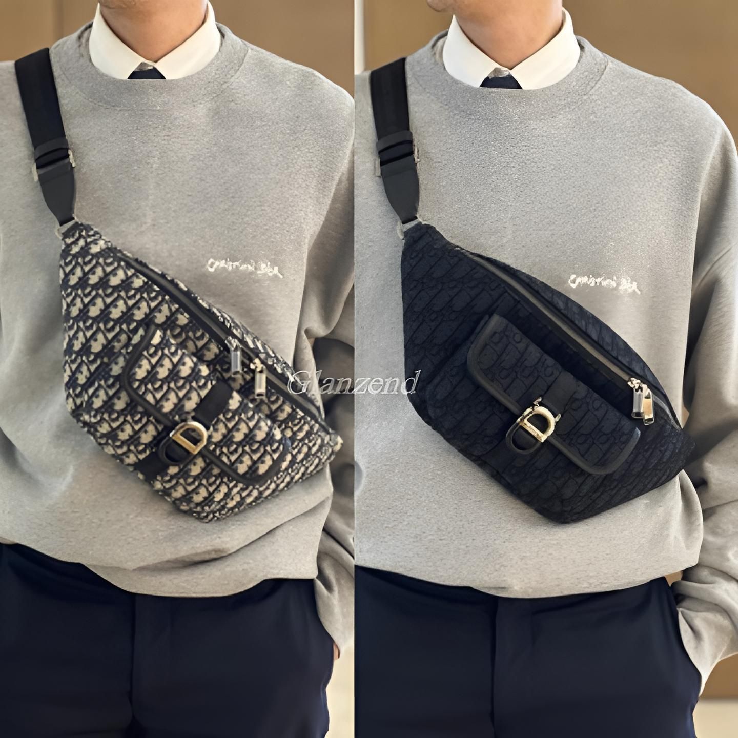 ☆クールに決まる☆【Dior】オブリーク Dior 8 ベルトバッグ (Dior