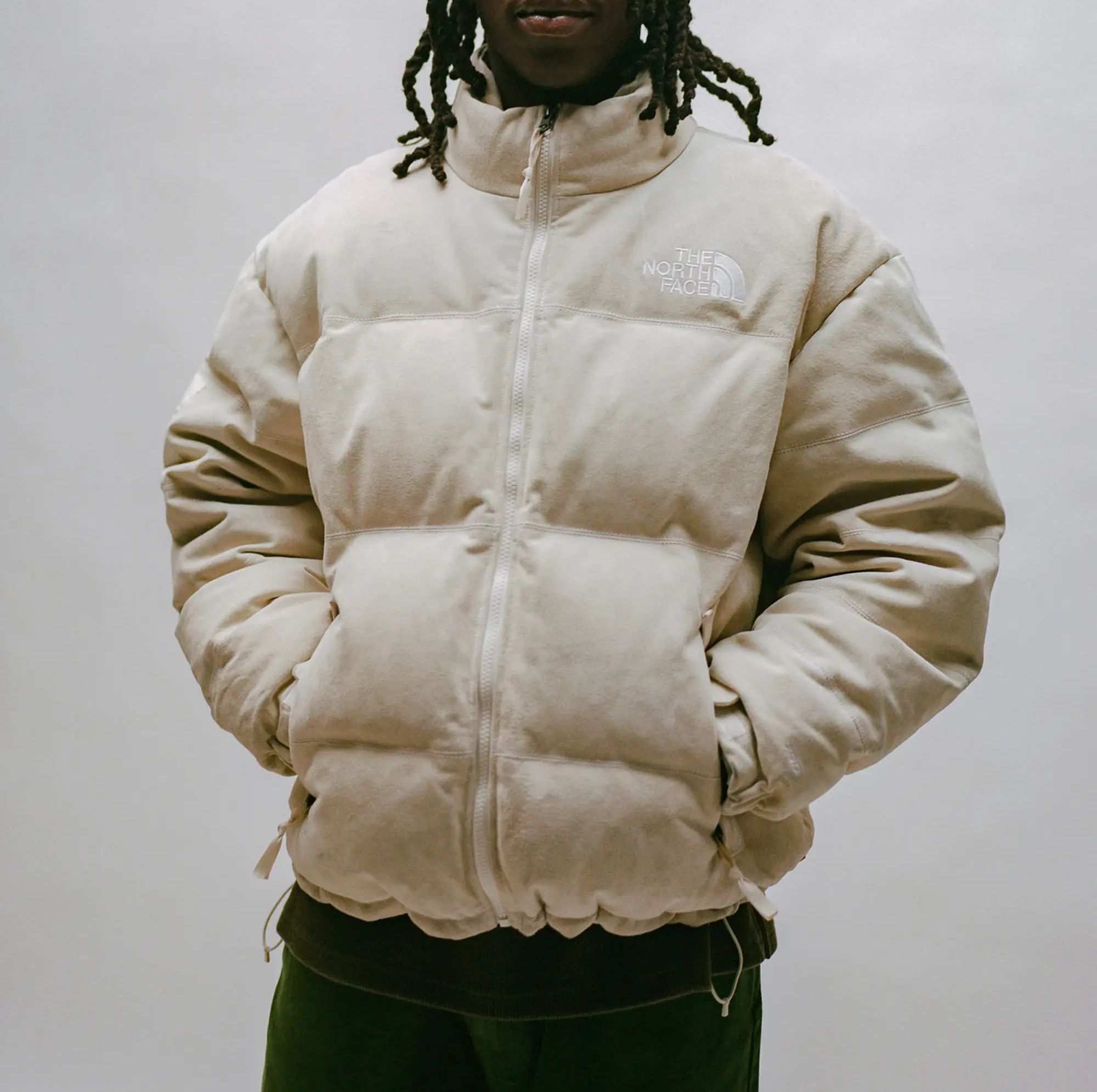 Supreme The North Face Suede Nuptse Jacket スエードヌプシ (Supreme