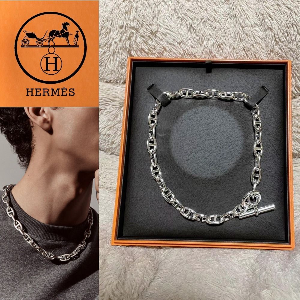 存在感抜群】Hermes シェーヌダンクル ネックレス GM (HERMES