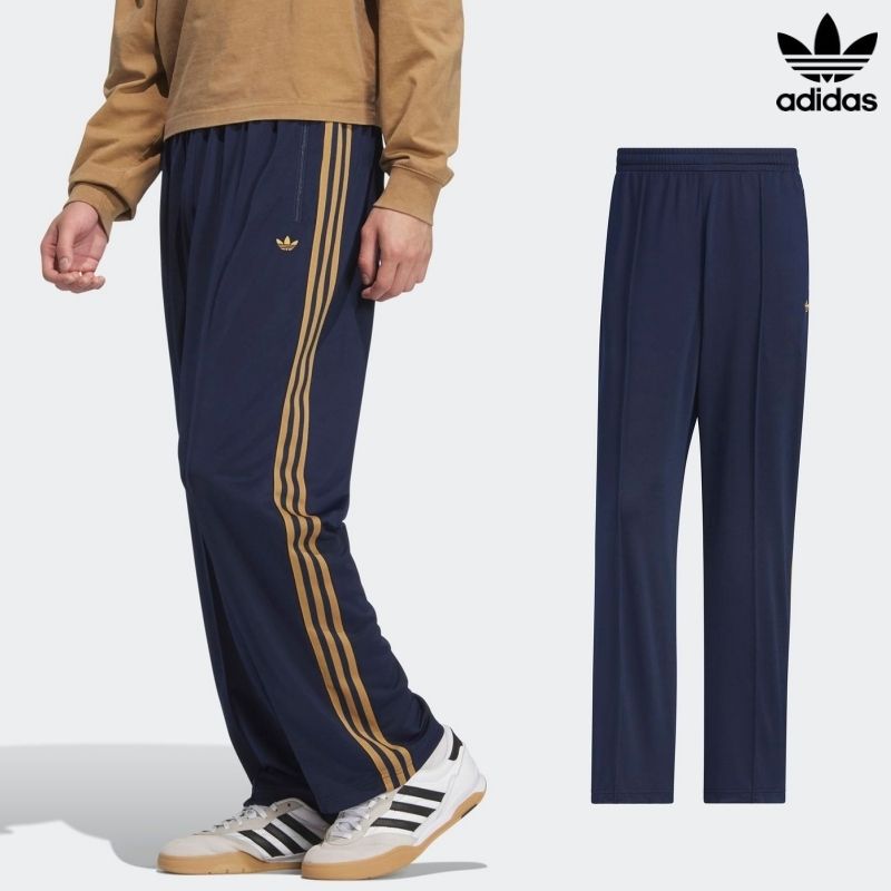 ADIDAS] トラックパンツ BB ネイビーオレンジ (adidas/トラックパンツ
