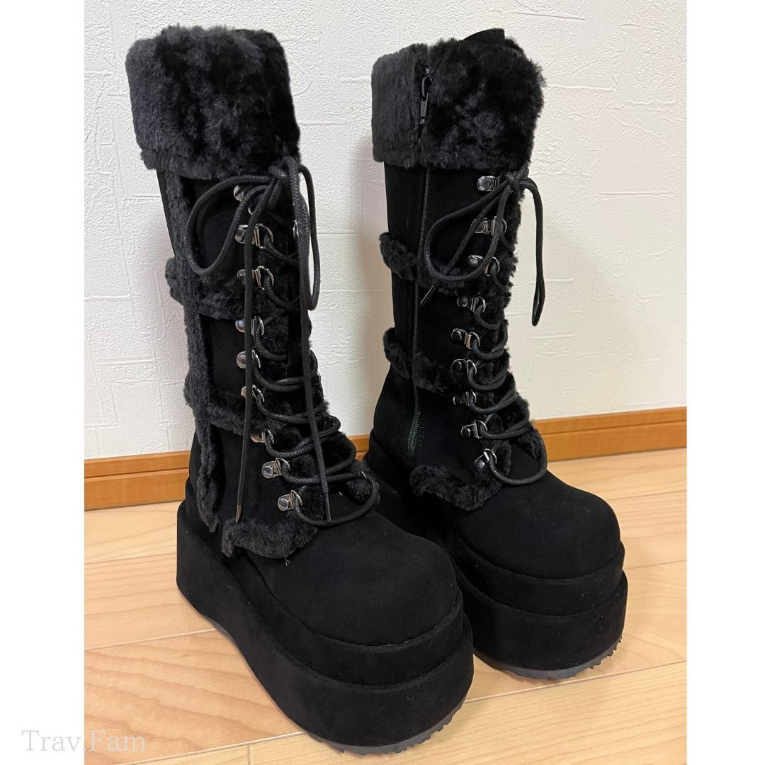 国内発送【DEMONIA】BEAR-202 スエード ブーツ 関税送料込 (DEMONIA