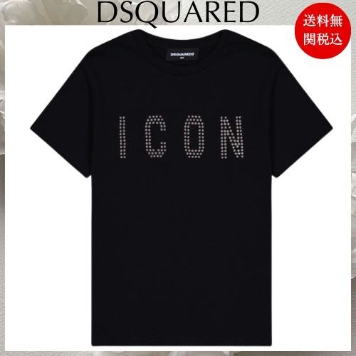DSQUARED】大人もOK！ICON キラキラロゴTシャツ☆国内発 (D SQUARED2