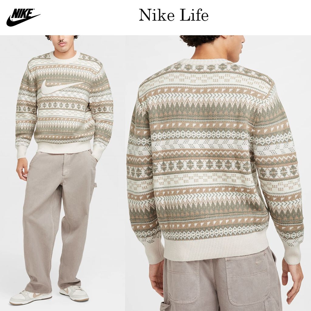 これからの季節に大活躍☆最新セーター☆Nike Life☆お早めに！ (Nike