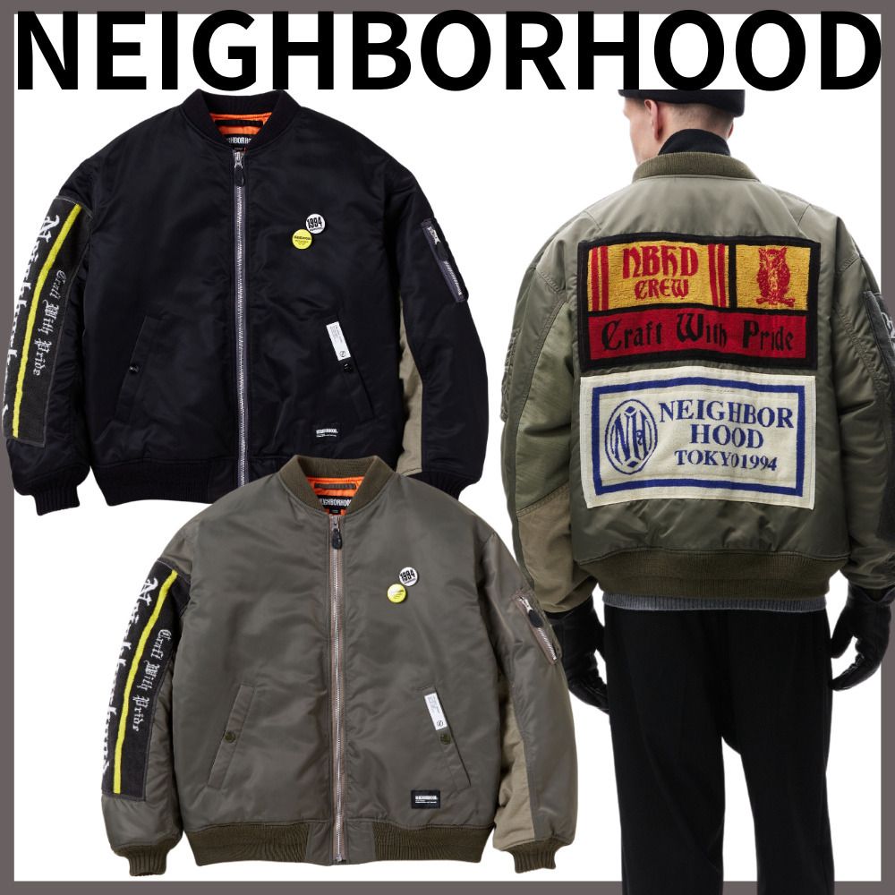 NEIGHBORHOOD】MA-1 FLIGHT JACKET MOD フライトジャケット
