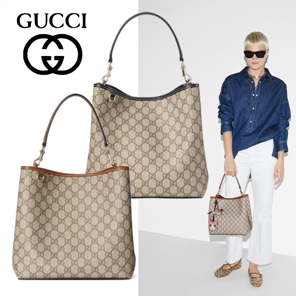 25新作 グッチ GGエンブレム スモール ショルダーバッグ (GUCCI