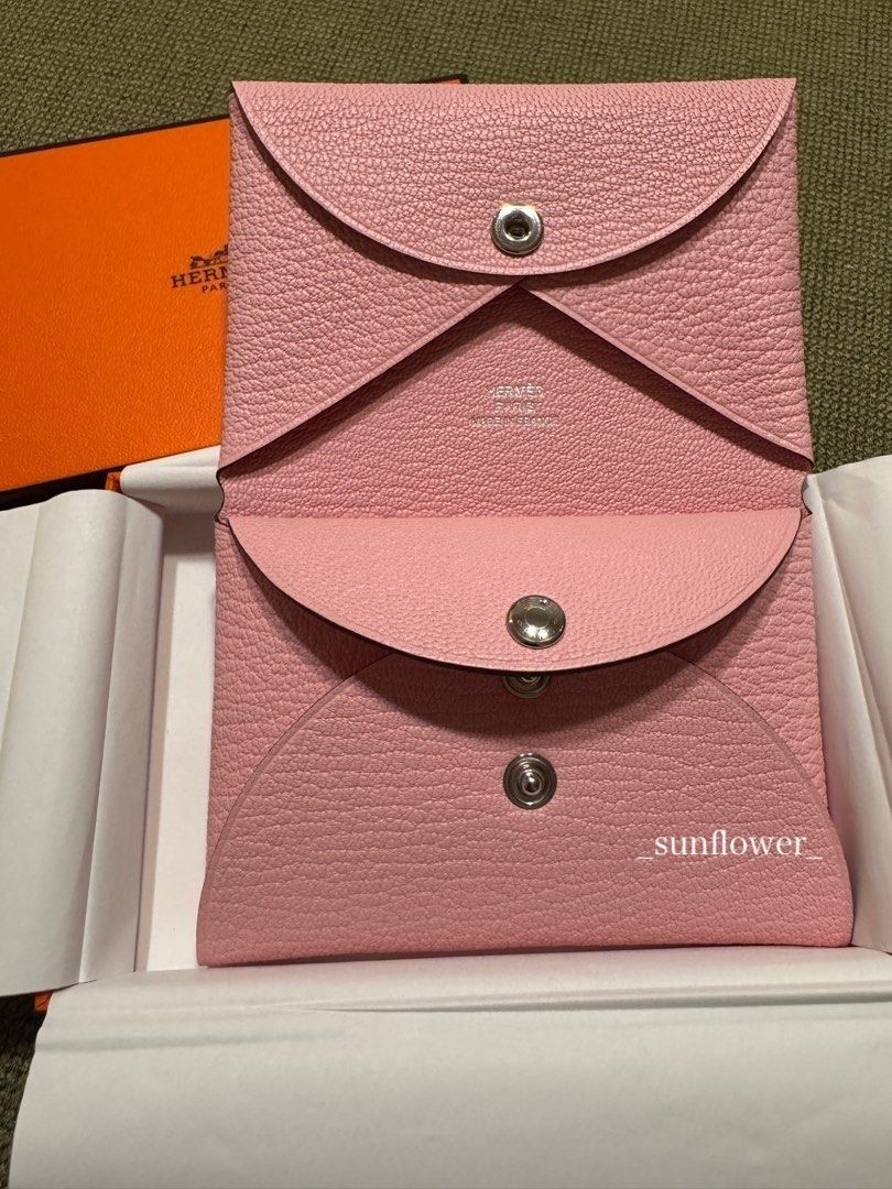 エルメス カルヴィデュオ カードケース ローズサクラ (HERMES/カード