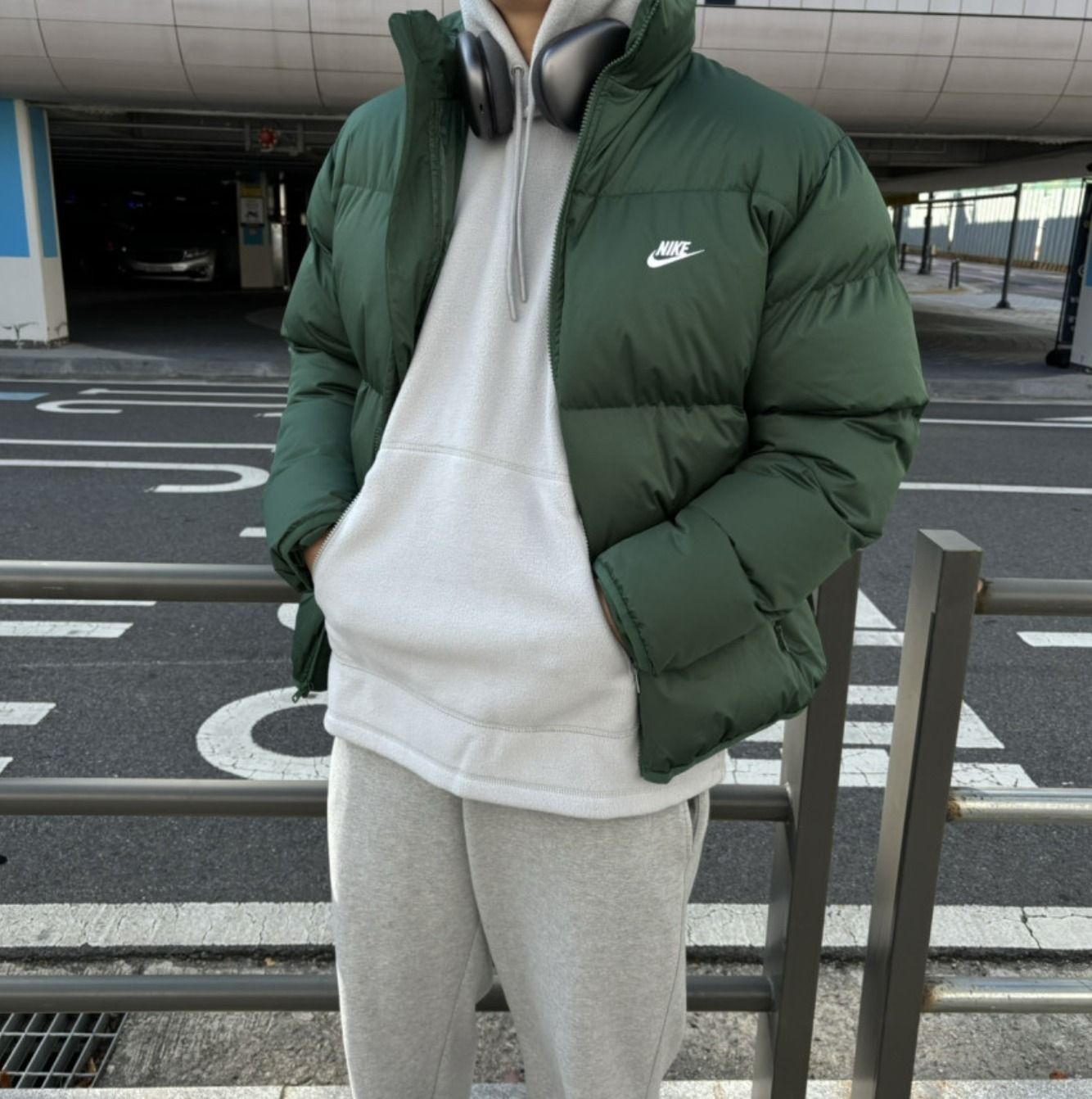 韓国人気 メンズ レディース NIKE ダウン ジャケット 4色展開 (Nike