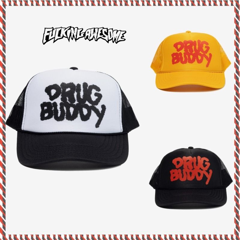 FUCKING AWESOME】24fw DRUG BUDDY TRUCKER HAT (Fucking Awesome