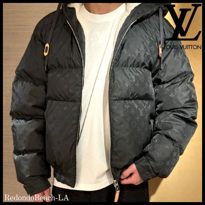 軽量で温か快適】☆LOUIS VUITTON☆Monogram ダウンジャケット (Louis
