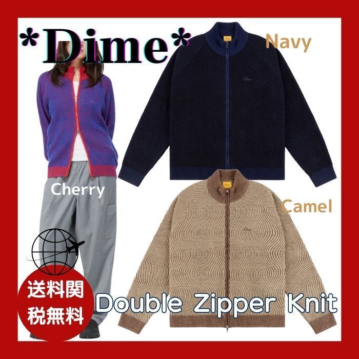 ☆NEW☆ Dime ダイム ダブル ジップ ニット Double Zipper Knit (Dime