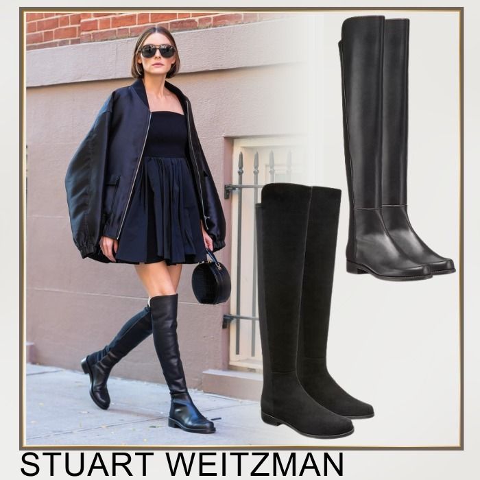 人気【STUART WEITZMAN】美シルエット*ニーハイブーツ*5050 BOOT
