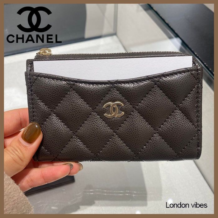 上品ブラウン♪ CHANEL フラグメントケース カードケース (CHANEL