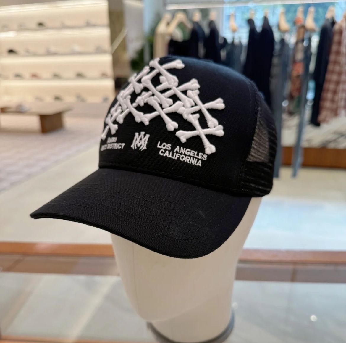 AMIRI】ボーン メッシュパネルキャップ (AMIRI/キャップ) 113075839