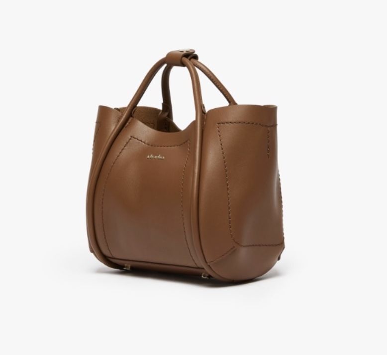 SALE《Max Mara》Marin マリン スムースレザー XS (Max Mara