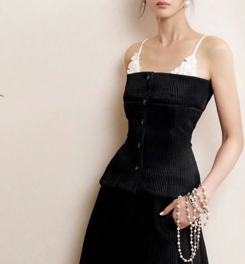 美シルエット♡【 CHANEL 】 シャネル キャミソール トップ (CHANEL