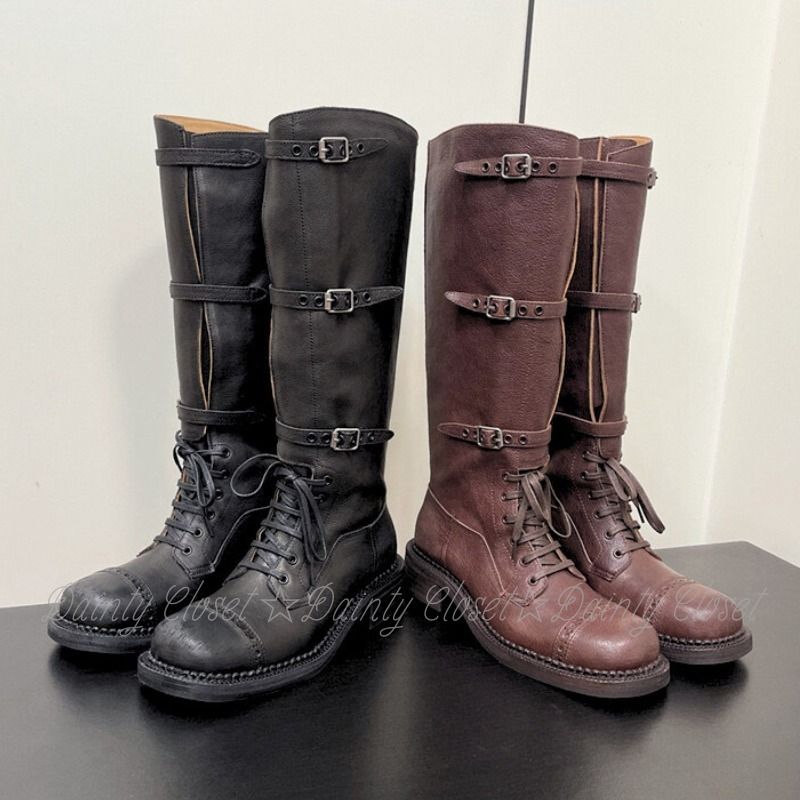 洗練されたデザイン☆MiuMiu ミュウミュウ レザー ロングブーツ